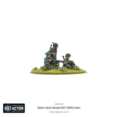 Zoom bild av Italian Alpini Breda M37 Medium Machine Gun Team