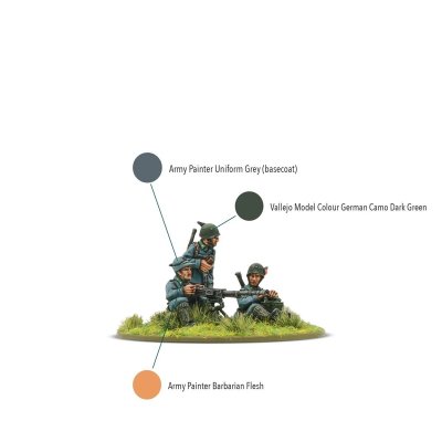 Zoom bild av Italian Alpini Breda M37 Medium Machine Gun Team 28mm