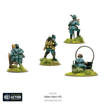 Zoom bild av 403015834 Italian Alpini HQ 28mm Warlord Games