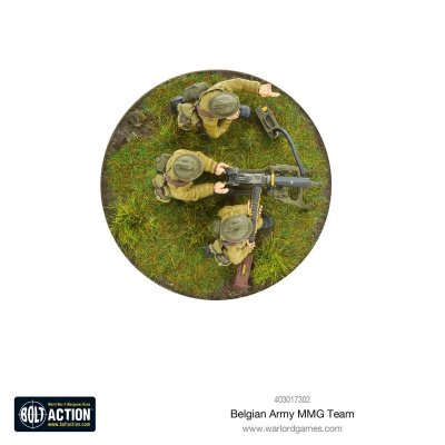 Zoom bild av Belgian Army MMG team 28mm