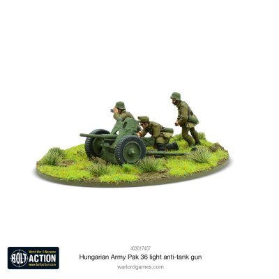 Zoom bild av 403017407 Hungarian Army Pak 36 light anti-tank gun 28mm Bolt Action