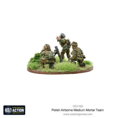 Zoom bild av 403017605 Polish Airborne medium mortar team 28mm Warlord Games