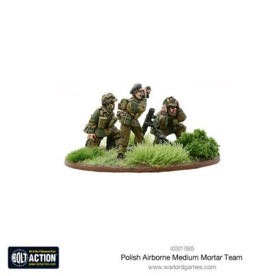 Zoom bild av Polish Airborne medium mortar team 28mm