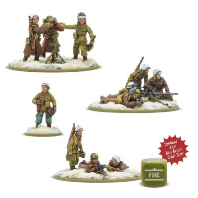 Zoom bild av 403019923 US Airborne (Winter) Heavy Weapon Platoon 28mm Bolt Action Warlord Games