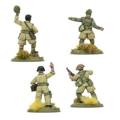 Zoom bild av 403201003 British 8th Army Platoon Commanders Bolt Action 28mm Warlord Games