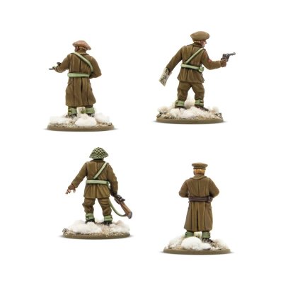 Zoom bild av 403201004 British & Canadian Infantry (Winter) Platoon Commanders 28mm Bolt Action Warlord Games