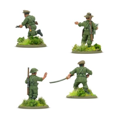 Zoom bild av Gurkha platoon commanders. 28mm Bolt Action
