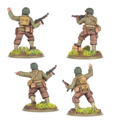 Zoom bild av 403203101 US Rangers platoon commanders 28mm Bolt Action Warlord Games