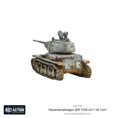 Zoom bild av Panzerkampfwagen 35R 731(f) mit T-26 Turm 28mm