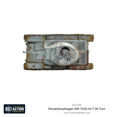Zoom bild av Panzerkampfwagen 35R 731(f) mit T-26 Turm Warlord