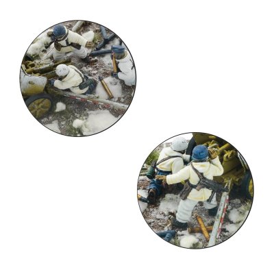 Zoom bild av Winter Fallschirmjäger Pak 40 Warlord Games