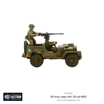 Zoom bild av US Army Jeep with 50 Cal HMG 28mm