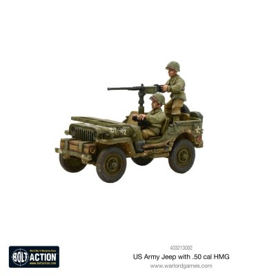 Zoom bild av US Army Jeep with 50 Cal HMG