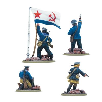 Zoom bild av 403214009 Soviet Naval Brigade HQ 28mm Bolt Action Warlord Games