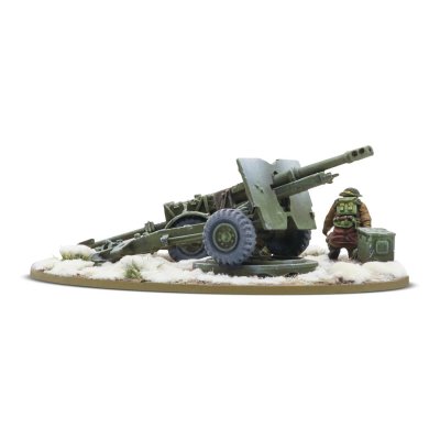 Zoom bild av 25-Pdr Light Howitzer with British Infantry (Winter) Crew 28mm Bolt Action