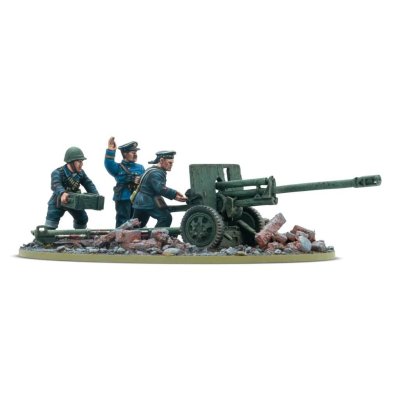 Zoom bild av 403414002 Soviet Naval Brigade ZiS-3 DIvisional gun with Soviet Naval 28mm Bolt Action Warlord Games