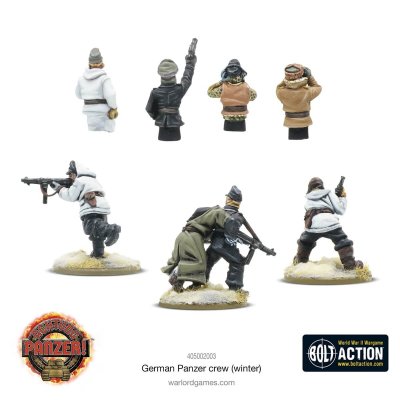 Zoom bild av German Panzer Tank Crew (Winter) Bolt Action Achtung Panzer!