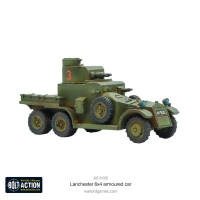 Zoom bild av 405101005 Lanchester 6x4 armoured car 28mm Bolt Action Warlord Games