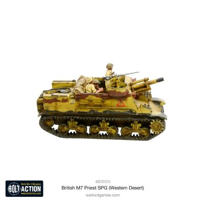 Zoom bild av British M7 Priest SPG (Western Desert) 28mm Bolt Action Warlord Games