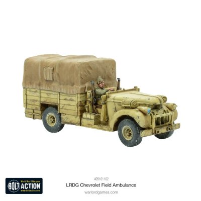 Zoom bild av LRDG Chevrolet Field Ambulance 28mm Bolt Action Warlord Games