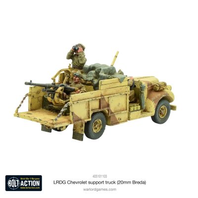 Zoom bild av LRDG Chevrolet support truck (20mm Breda) 28mm Bolt Action