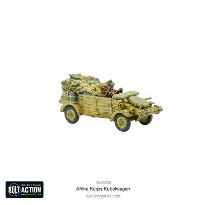 Zoom bild av 405102006 Afrika Korps Kubelwagen 28mm Bolt Action Warlord Games