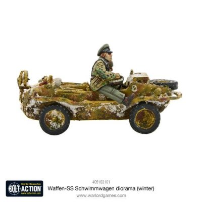 Zoom bild av Waffen-SS Schwimmwagen (winter) 28mm