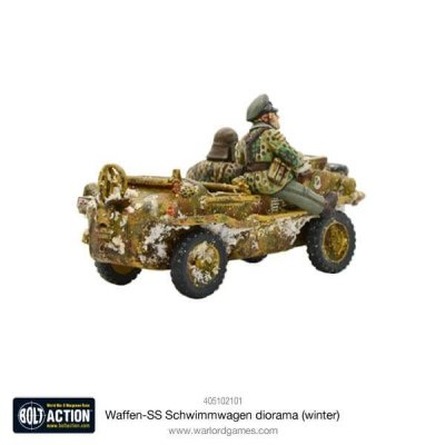Zoom bild av Waffen-SS Schwimmwagen diorama