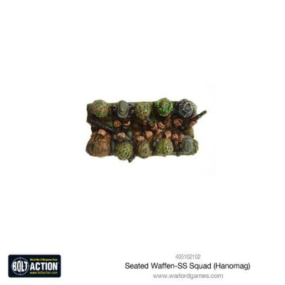 Zoom bild av 405102102 Seated Waffen-SS Squad (Hanomag) 28mm Bolt Action Warlord Games