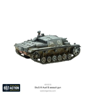 Zoom bild av StuG III Ausf B assault gun 28mm