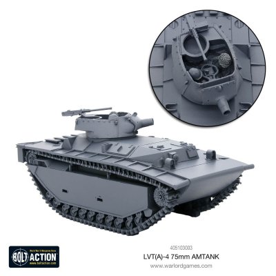 Zoom bild av LVT(A)-4 75mm AMTANK 28mm Warlord Games