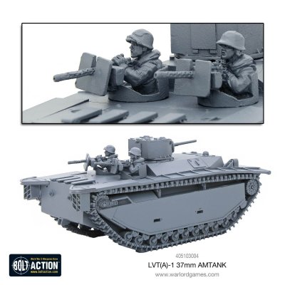 Zoom bild av LVT(A)-1 37mm AMTANK 28mm Warlord Games