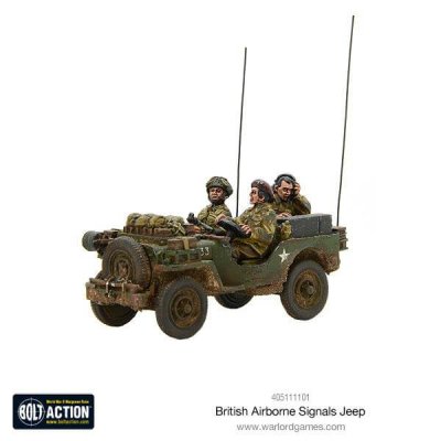 Zoom bild av British Airborne Signals Jeep