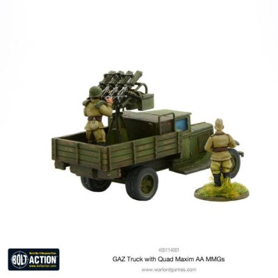 Zoom bild av GAZ Truck With Quad Maxim AA MMGs Bolt Action