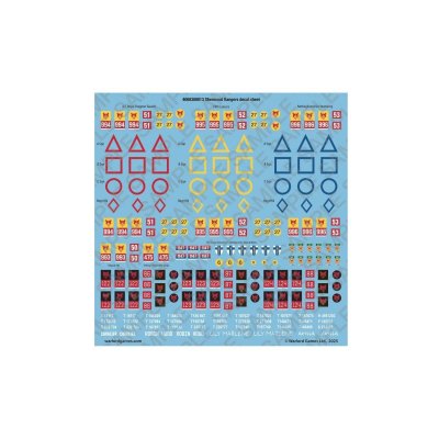 Zoom bild av 4060300013 Sherwood Rangers Decal Sheet 28mm Bolt Action and Achtung Panzer! Warlord Games