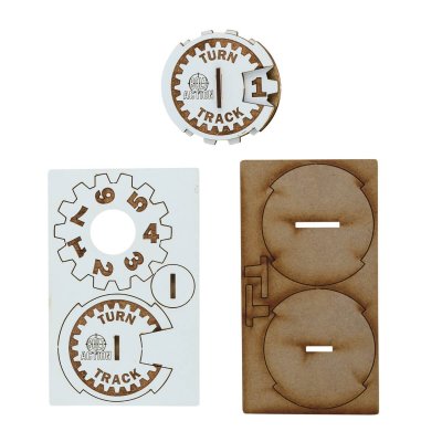 408800004 Bolt Action MDF Turn Marker Warlord Games
