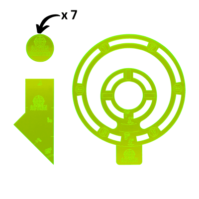 408800005 Objective and Template Sets Bolt Action Warlord Games