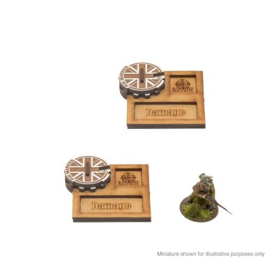 Zoom bild av Bolt Action MDF Vehicle Pin Markers - Great Britain