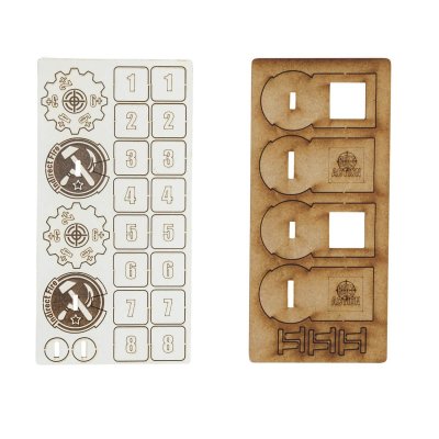 Zoom bild av 408800018 Bolt Action MDF Artillery zooming in Markers - Soviet Union Bolt Action Warlord Games