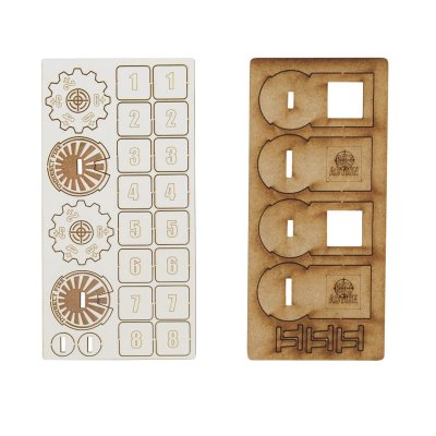 Zoom bild av 408800021 Bolt Action MDF Artillery zooming in Markers - Japan Bolt Action Warlord Games