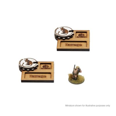 Zoom bild av Bolt Action MDF Vehicle Pin Markers - British 8th Army