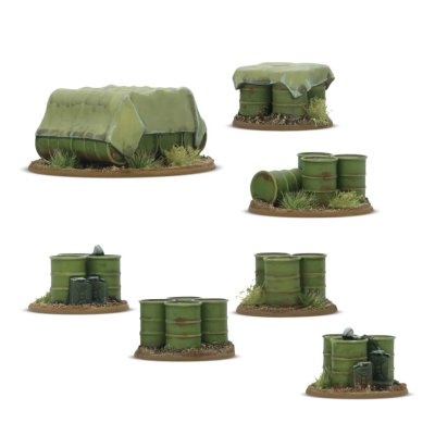 Zoom bild av Bolt Action Objective Marker Set - Fuel Dump