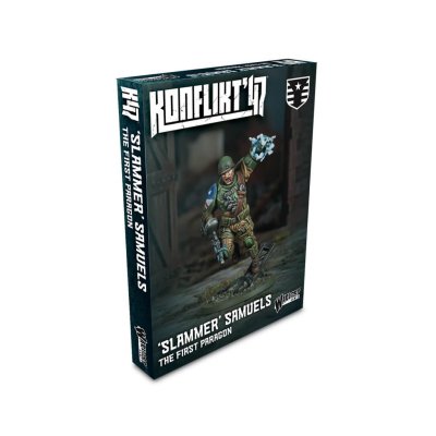 Zoom bild av Konflikt '47 'Slammer' Samuels, The First Paragon Warlord Games
