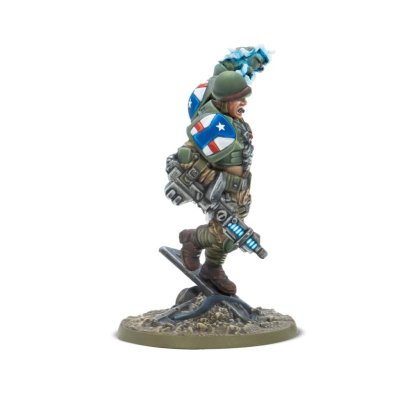 Zoom bild av Konflikt '47 'Slammer' Samuels, The First Paragon 28mm Warlord Games
