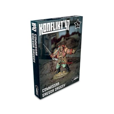 Zoom bild av 452010804 Konflikt '47: Soviet Bloc Commissar Gregor Drugov 28mm Warlord
