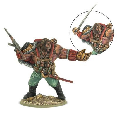 Zoom bild av Konflikt '47: Soviet Bloc Commissar Gregor Drugov 28mm Warlord