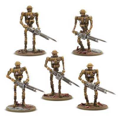 Zoom bild av 452200602 Mk I Automated Infantry Squad with MMG 28mm Warlord Games