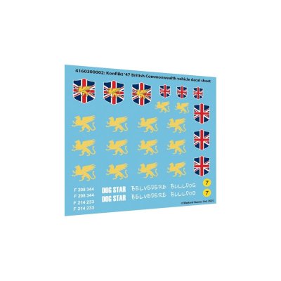 Zoom bild av Konflikt '47 British Commonwealth Decals