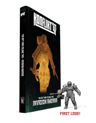 Zoom bild av Konflikt '47: Invasion Amerika & 'T2 Prototype Heavy Armor' book miniature