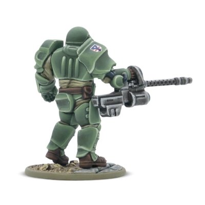 Zoom bild av 'T2 Prototype Heavy Armor' book miniature Konflikt '47 Warlord Games